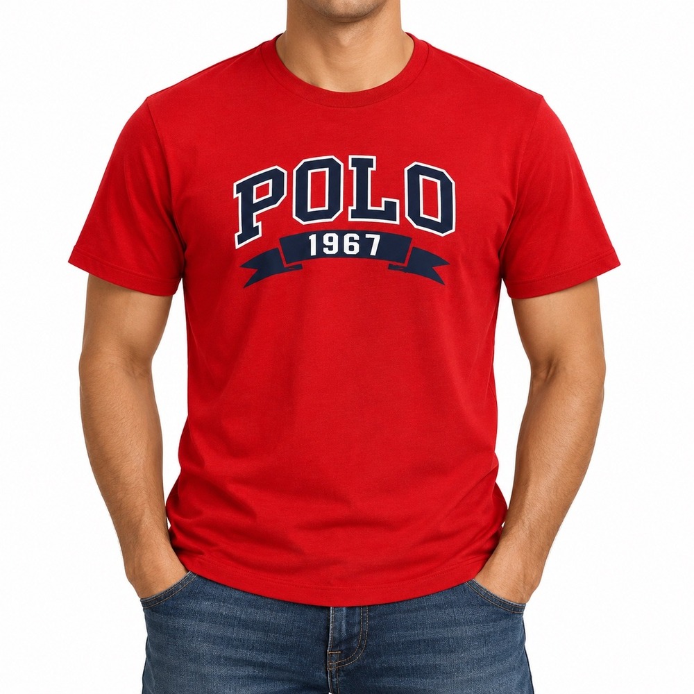 Polo Ralph Lauren 1967 Mens Red Performance Graphic T-Shirt XL